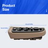 Master Power Window Switch and Bezel Assembly with Folding Mirror