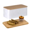 HOME PALETTE Large Bread Box for Kitchen Countertop Corner Breadbox