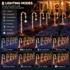 Solar Christmas Pathway Lights for Outdoor Décor – 5-Piece 8-Mode