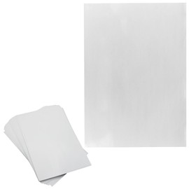 EKUYU Commercial Grade Peel Paper A4 Size 100-Piece Set Sticker Base Double-Sided Design for Paint, Compound, DIY, Multi-Purpose, Easy to Peel