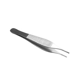 HERGOM Adson Pinza con diente 12 CM. H.P., Acero Alemán, Alta calidad, Instrumental, Acero Quirúrgico