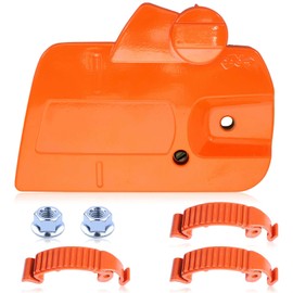 435 Clutch Cover Assembly for Husqvarna 435 Chainsaw Chain Brake Clutch Cover 536329204, Chain Brake Assembly Clutch Side Cover For Husqvarna 435 X-Torq Chainsaw Parts with Snap Clips Bar Nuts