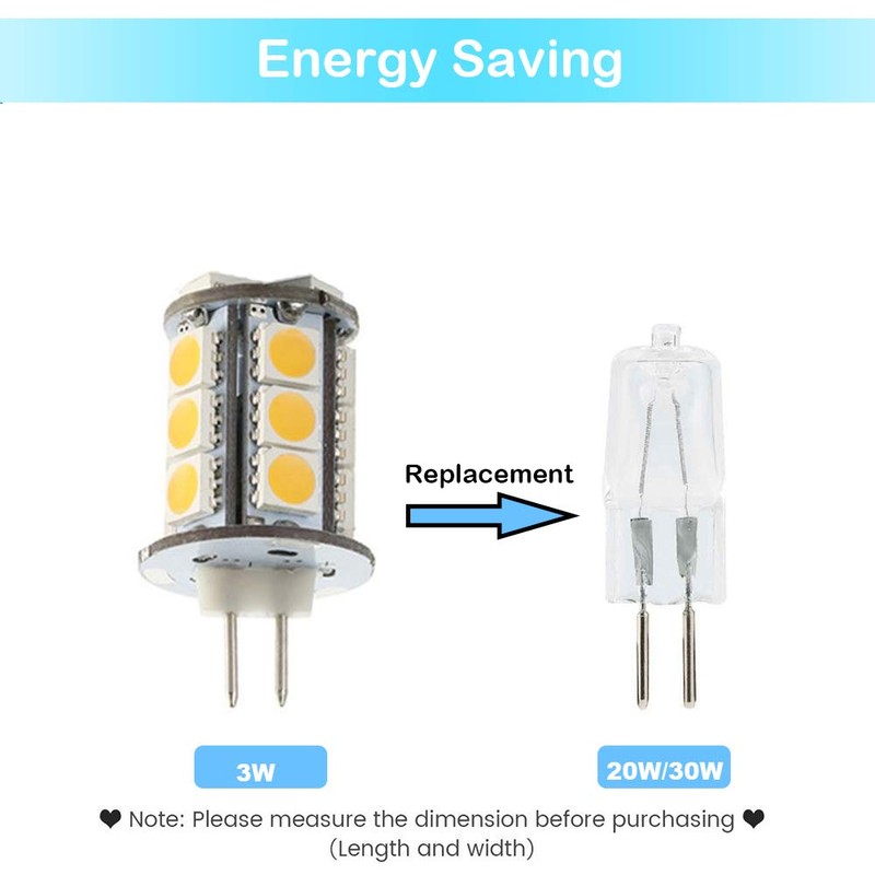 Makergroup T3 G4 Bi-pin LED Light Bulb 12VAC/DC Low Voltage