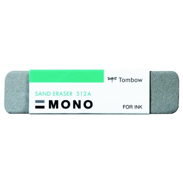 Tombow MONO Sand Eraser , Grey, 1 Pack