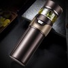 Tea Bottle with Infuser Tea Tumbler Stainless Steel Double Layer