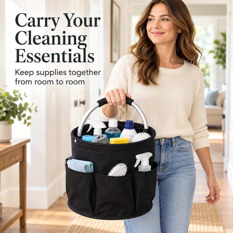 17L Large Capacity Collapsible Storage Bag with Handle Portable Organizer