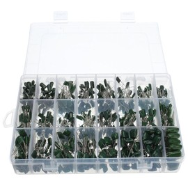 DollaTek 100V 24value 660pcs Polyester Film capacitor assorted kit box assorstment