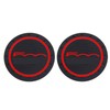 Car Cup Holder Insert Anti-Dust Non-Slip Rubber Coaster Mats Compatible