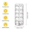 Crystal Table Lamp Light 3 Colours Changing USB Chargeable LED