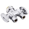 EFIELD Push Fit 1/2" x Dual 3/8" ; OD Compression