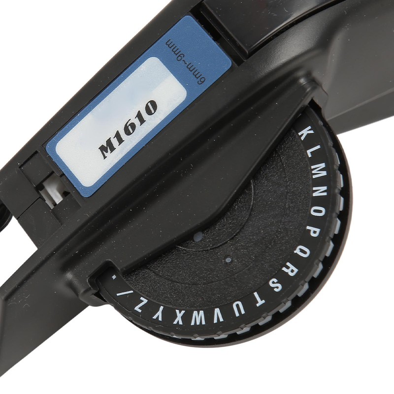 Embossing Label Maker with 2 Rolls Tape DIY Manual Clear
