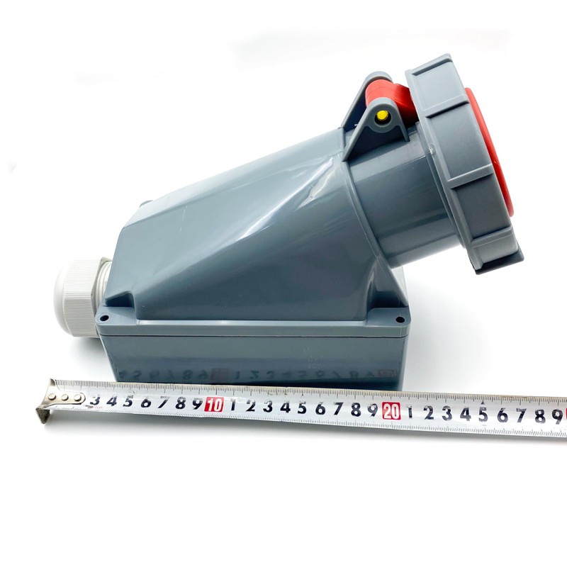 IEC 60309 Industrial Connector Socket, 4Pin 63Amp 380V-415V 3P+E 6H