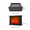 11x4.7x8 Inch Fireplace Lanterns Decorative Flameless Portable Led Lantern Battery