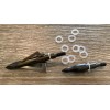 Cir-Cut Archery PL-20 Nylon POINT LOCK WASHERS Broadhead Alignment &
