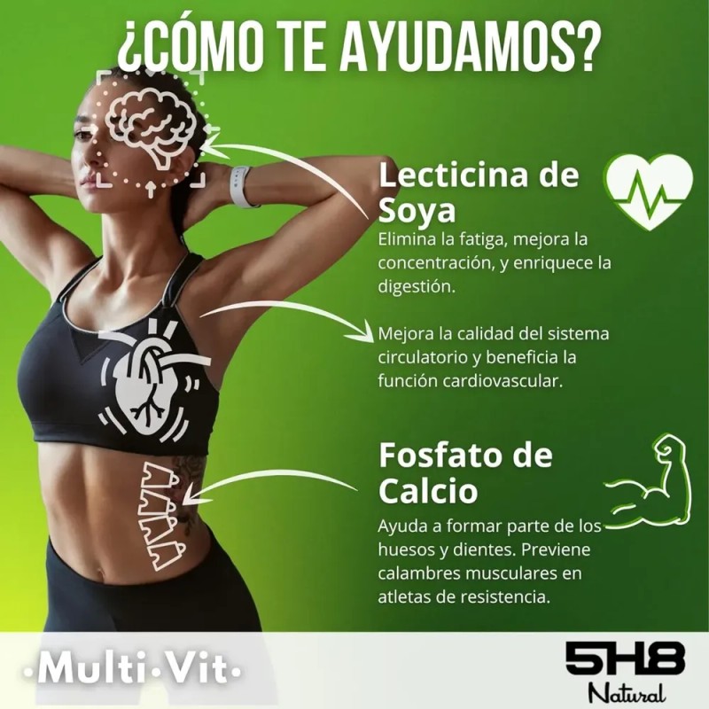 Multivitaminico 90 Caps Complejo B Vitaminas Minerales 5H8