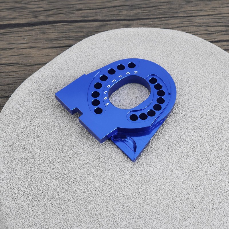 eMagTech Aluminum Motor Mount Plate Compatible with Traxxass 1/10 RC
