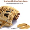 Aeesio Softball Baseball Glove Lace, Mitt Lace Repair Kit Includes