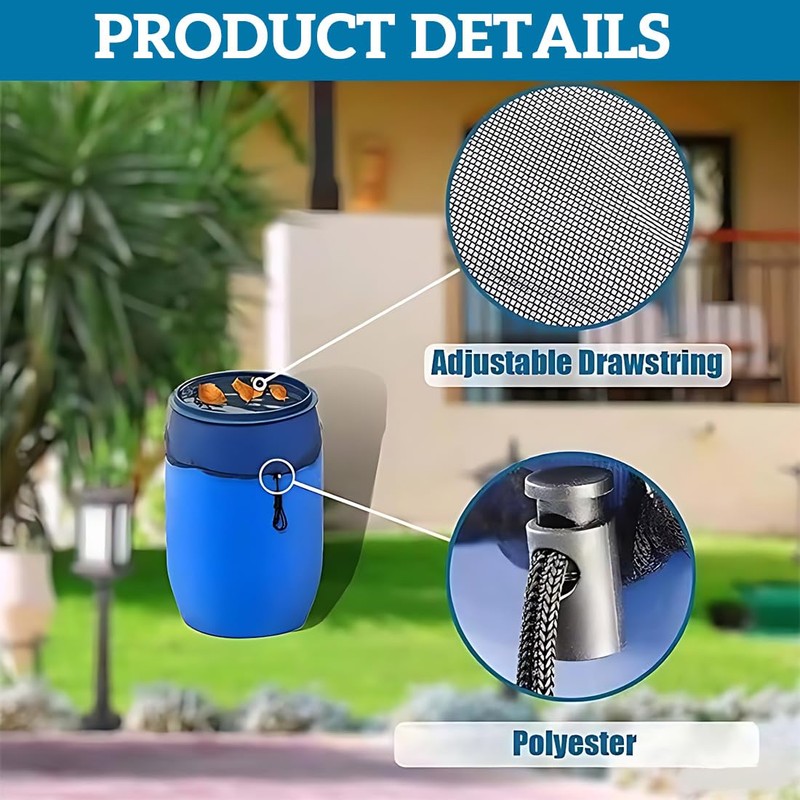 WHYCNIL 1 Piece Rain Butt Net Cover Diameter 80 cm