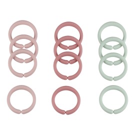 Little Dutch 4963 Toy Rings Set (12 Play Rings) – Fairy Garden Pink