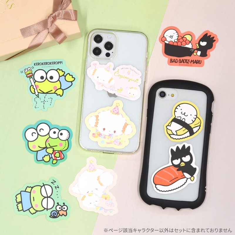 Gourmandise Sanrio Characters Mobile Sticker Kerokeroppi SANG-305KR