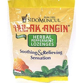 Tolak Angin Herbal Peppermint Lozenges - 50pc Bag (Pack of 6)