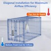 2-Pack Stainless Steel Shipping Container Air Vents – Rust-Free Heavy-Duty