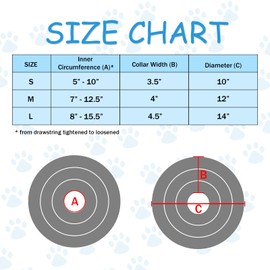 infisu Cat Cone Collar Soft (M Size), Cat Donut/Cat Cones to Stop Licking, Comfy Soft Recovery Collar for Cats/Kitten After Surgery, e-Collar/Elizabethan Collar