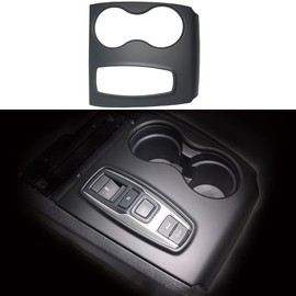 Kolya Matte Black Interior Center Console Gear Shift Panel Cover Cup Holder Frame Trim for Honda Pilot Accessories 2016-2022 Ridgeline 2020-2023 Passport 2019-2023 (Not for 2024)