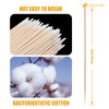 EKYSSO 600 Counts 4 Inch Microblading Cotton Swabs, Microblading Supplies,