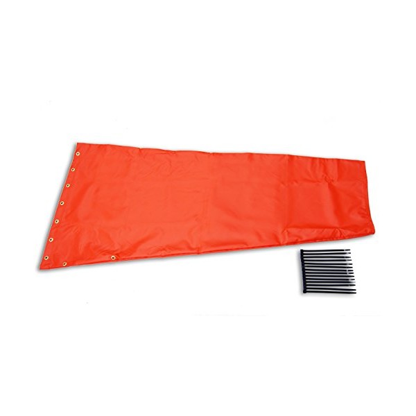 Airport Windsock Corporation 18" X 60" Orange Replacement Windsock 100%
