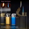 Magic Dual Flame Dragon Torch Lighter - Windproof, Refillable Butane