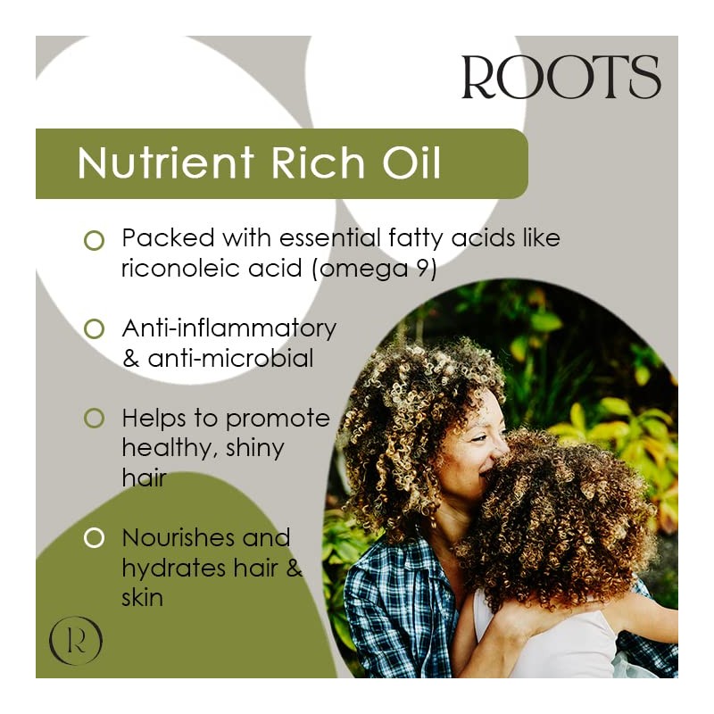 Roots, Organic Castor Oil, Cold Pressed, 250ml