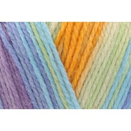 King Cole Tropical Beaches DK Crochet Yarn, Polyamide Acrylic Blend Knitting Wool for Jumpers, Sweaters, Tops, Jackets & Shawls - 200g Ball - 4853 - Banana Beach - Single (1 Ball)