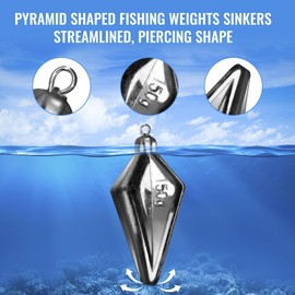Fishing Weights Sinkers Kit Fishing Weights Sinkers for Ocean Saltwater Surf Fishing Gear Tackle Z01-B-2-NEW