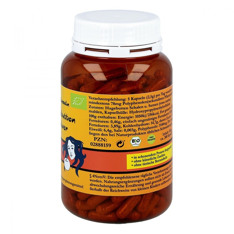 Rosehip Powder Capsules Pack of 300