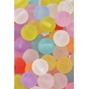 YC 200pcs 10mm Mixed Color Round Unpolished Frosted Acrylic Beads