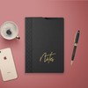 Black And Gold Notes Folio And Pen Set/Write That Down