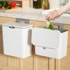 MMCCHB Multipurpose Trash Can with Lid Kitchen Cabinet Door Interior