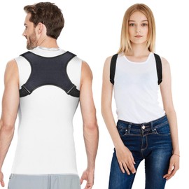Posture Corrector, Back Brace for Women and Men, Back Support, Lumbar Support, Comfortable, Breathable and Adjustable, Posture Corrector for Neck and Shoulders