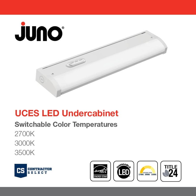 Juno UCES 18 Inch LED Under Cabinet Lighting, LED Kitchen