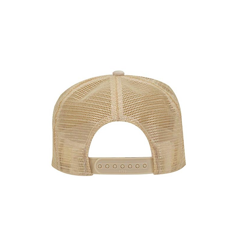 Ashen Fane Polyester Foam Front 5 Panel High Crown Mesh