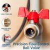 PipeSan Ball Valve 3/4 Inch Double Thread (Female/Male Thread) with