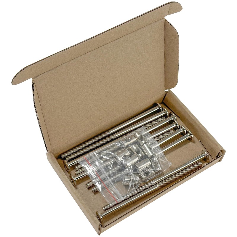 10 Sets of Furniture Connector Bolts and Barrel Nuts,Bed Bolt