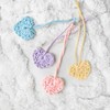 Creative Deco 200 m Pastel Blue Macrame Yarn Cotton Polyester