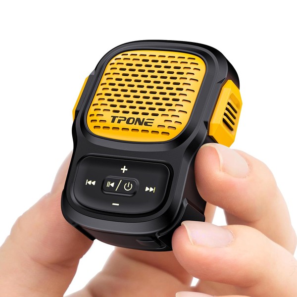TPone Wearable Bluetooth Speaker with Mic - Clip On Portable