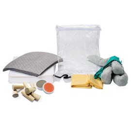 Radnor 7.5 Gallon Absorbency Oil Only Spill Kit (Contains 3 Oil SOCs, 20 Oil Pads, 1 Disposal Bag, 1 Pair Of Goggles And 1 Pair Of Gloves)