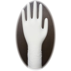 三高 Supplies Nitrile Gloves, Class 100 Clear Grip Long (Translucent) GN09 Pack of 100 Small