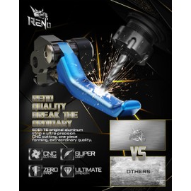 RENO Pivot Clutch Brake Levers Dirt Bike Adjustable Handle Compatible with YZ65 2018-2025 / YZ80 2015-2025 / YZ85 2015-2025 Blue