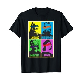 Renaissance Ninja Artists Poster Style Pop Art T-Shirt T-Shirt