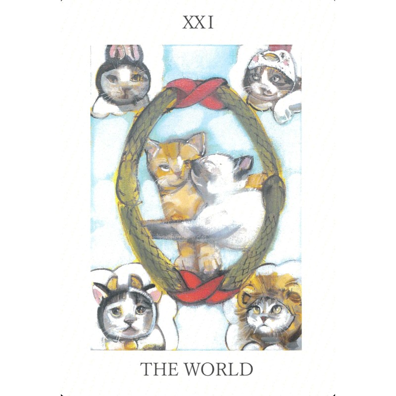 Neko Tarot | 22 Cards with Japanese Keyword List